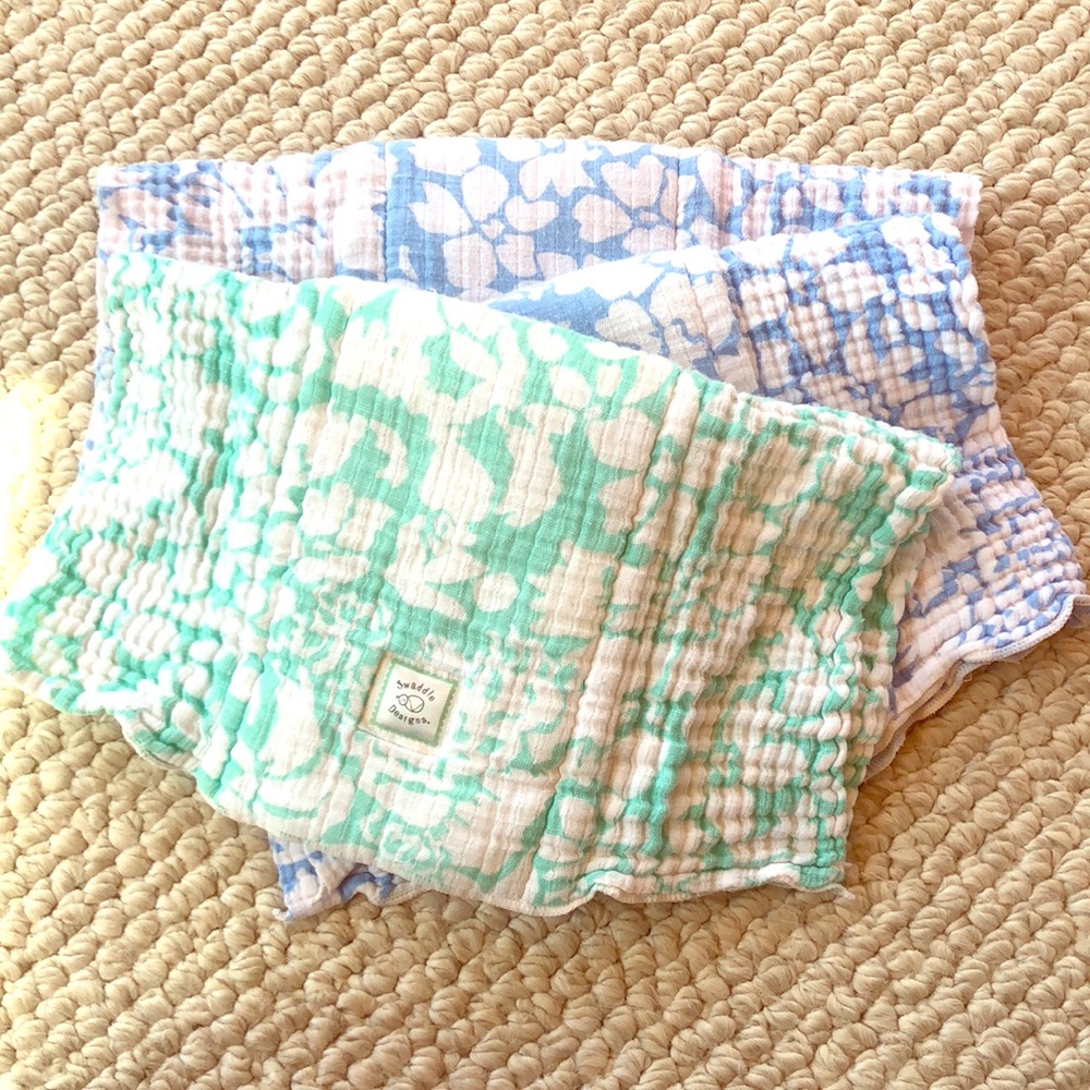 Swaddle Designs burp clothes